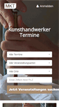 Mobile Screenshot of meine-kunsthandwerker-termine.de